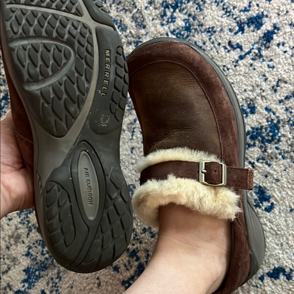 Merrell Encore Buckle Puff Cocoa. Size 10.
